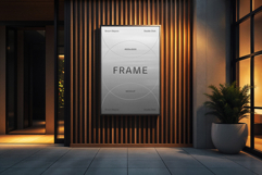Indoor Framed Poster Mockup Product Image 3