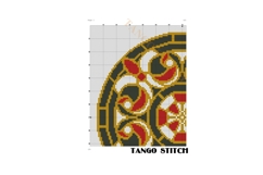 Infinite Symmetry Premium Round Cross Stitch Design - Tango Stitch