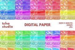 Infinity Watercolor Digital Papers Glitter Background Product Image 1