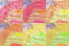Infinity Watercolor Digital Papers Glitter Background Product Image 3