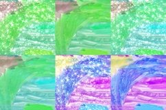 Infinity Watercolor Digital Papers Glitter Background Product Image 4
