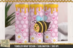3D Inflated Bee and Honey Tumbler Wrap is a professional design that is available at 300dpi PNG to use for sublimation of tumblers. Avalaible for 30oz and 20oz sizes.
