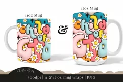 3D Inflated Child of God Mug Wrap | Mug PNG Product Image 3