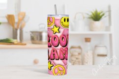 3D Inflated Groovy Mama Tumbler Wrap PNG Product Image 2