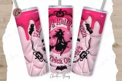 3D Inflated Halloween Tumbler Wrap PNG Product Image 1