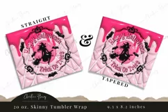 3D Inflated Halloween Tumbler Wrap PNG Product Image 2