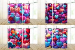 3D Inflated Hearts Love Tumbler Bundle Product Image 6