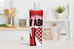 3D Inflated How About No Tumbler Wrap PNG Product Image 2