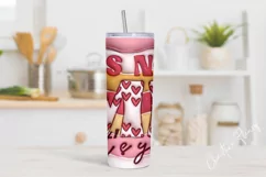 3D Inflated Valentine It's Not Me It's You Tumbler Wrap PNG Product Image 2