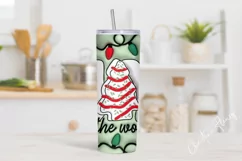 3D Inflated Joy to the World Tumbler Wrap PNG Product Image 2