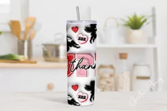 3D Inflated No Thanks Cupid Tumbler Wrap PNG Product Image 2