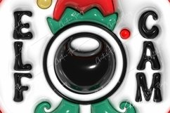 Elf Cam 3D Christmas Ornament Sublimation Product Image 3