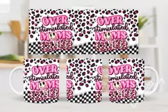3D Inflated Over Stimulated Moms Club Mug Wrap | Mug PNG Product Image 2