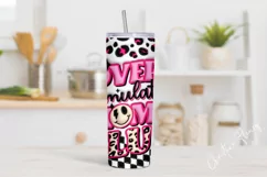 3D Inflated Over Stimulated Moms Club Tumbler Wrap PNG Product Image 2