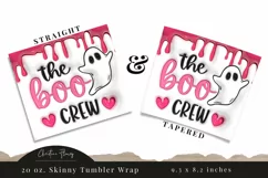 Inflated The Boo Crew Ghost Tumbler Wrap PNG Product Image 3