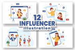 12 Celebrity Influencer Illustration Product Image 1