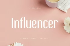 Influencer - Feminine Beauty Sans Serif Product Image 1