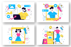 10 Influencer Marketing Illustration Product Image 2