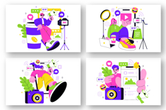 10 Influencers Lifestyle Illustration Product Image 4