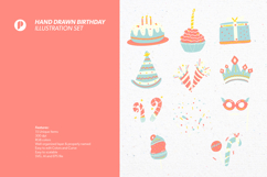 Softy Hand Drawn Birthday Illustration Set Product Image 5