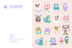 Cute Monsters Illustration Set Product Image 5