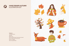 Yellow Pumpkin Cute Hand Drawn Autumn Illustration Set Product Image 2
