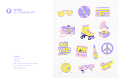 Funky Retro Items Illustration Set Product Image 5