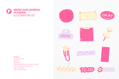 Playful Memo and Journal Planner Illustration Set Product Image 5
