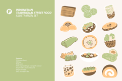 Tasty Indonesian Traditional Street Food Illustration Set Product Image 5