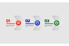 Infographic glass morphism banner design Product Image 1
