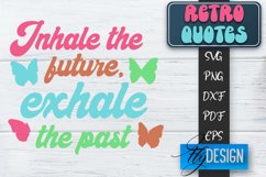 Retro Design | Retro Quotes | Quotes 80&#039;s SVG | SVG File v.1 Product Image 1