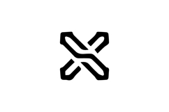 Initial x letter logo icon for business branding and company Product Image 1