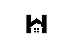 Initial h letter logo template minimalist icon design Product Image 1