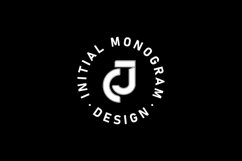Initial letter cj monogram logo design template Product Image 2