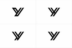 SET OF initial letter Y logo vector design Product Image 1