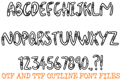 Injured Bandage Hospital Font Cartoon Typography Lettering Product Image 2