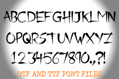 Ink Slash Brush Lettering ABC Font Typography Text OTF Product Image 2