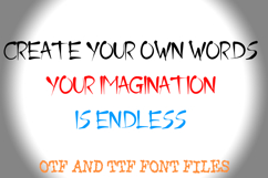 Ink Slash Brush Lettering ABC Font Typography Text OTF Product Image 3