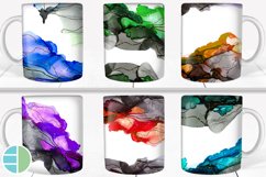 Alcohol Ink Mug Geode Mug Watercolor Coffee Cup Sublimation Product Image 1