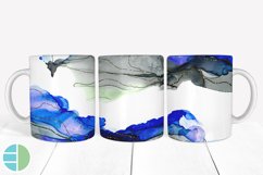 Alcohol Ink Mug Geode Mug Watercolor Coffee Cup Sublimation Product Image 2