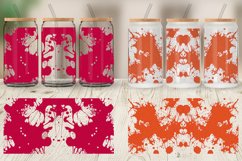 Ink Splashes Pattern Glass Can Wraps Product Image 3