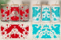 Ink Splashes Pattern Glass Can Wraps Product Image 5