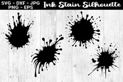 Ink Stain Silhouettes SVG EPS PNG Product Image 1