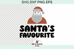 Santa's Favourite | Christmas SVG DXF PNG EP Product Image 1