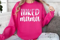 Inked Mama SVG - Cool Moms Have Tattoos - Tattooed Mom PNG Product Image 2