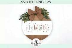 Fa La La La Christmas | Christmas SVG DXF PNG EPS Product Image 6