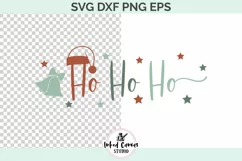 Ho Ho Ho Christmas | Christmas SVG DXF PNG EPS Product Image 1