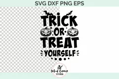 Trick or Treat Yourself Halloween SVG DXF PNG EPS Product Image 1