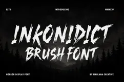 Inkonidict Horror Brush Halloween Product Image 1