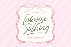Inkwise Sothing - Cute Handwritten Script Product Image 1